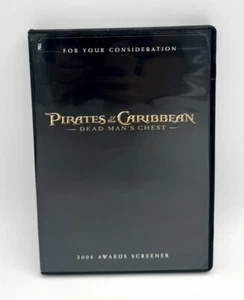 Pirates Of The Caribbean: Dead Man's Chest DVD FYC Screener PROMO CLEAN DISC - Picture 1 of 4