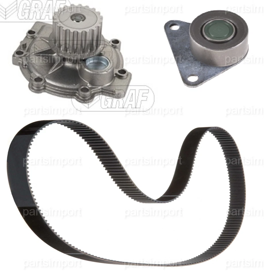 Bomba de água + polia intermediária de correia dentada + correia dentada automotiva para Volvo - Imagem 1 de 1