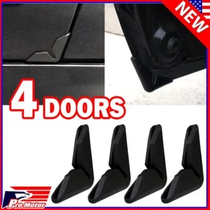 Black Universal Auto Car Side Door Edge Corner Paint Scratch Guard Protector P1 - Picture 1 of 3