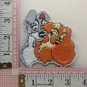 Lady & Tramp Disney Vest Jacket Patch Applique Badge - Picture 1 of 1
