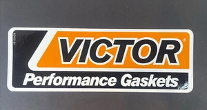 Vintage Victor Performance Gaskets DECAL STICKER Prentice Products USA 9”x3.5” - Picture 1 of 2