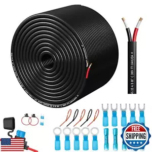 SAKAKI 18 Gauge Wire 2 Core Conductor Duplex Marine Grade Dual Twin 18AWG Ele - Picture 1 of 5