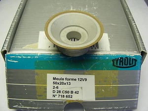 Mola diamantata Tyrolit 12V9 50 x 20 x 13 (D28 C50 B42) nuova - Foto 1 di 1