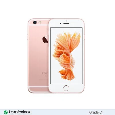 Apple iPhone 6s Oro Rosa 16GB Grado C - Desbloqueado Smartphone - Imagen 1 de 4