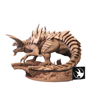 Titan Tarrasque resin Monster Mini rescale miniatures wargaming 100mm base - Picture 1 of 4