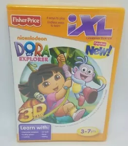DORA THE EXPLORER 3D FISHER PRICE iXL FUN INTERACTIVE LEARNING GAME BRAND NEW - Picture 1 of 2