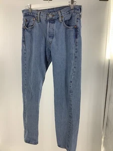 Levi's 501 CLASSIC gerades Bein Knopfleiste 30 x 30 Medium Wash. EUC. - Bild 1 von 17