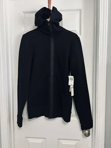 NUEVA CON ETIQUETAS SUDADERA CON CAPUCHA AUTÉNTICA HUDSON JEANS CON CREMALLERA COMPLETA NEGRA EE. UU. PEQUEÑA (S) - Imagen 1 de 12