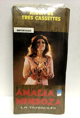 AMALIA MENDOZA, IMPORTADO  "3 CASSETTES ÁLBUM " SEALED MINT CONDITION - Image 1 of 2