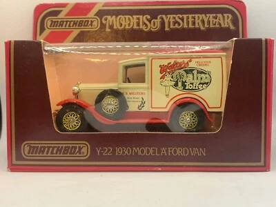 Matchbox Yesteryear Y- 22  1930 Ford Model "A" Van (England) - Image 1 of 2
