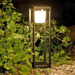Solar Pathway Lights Outdoor, Aluminum Waterproof Floor Lamp, 3 Lighting Modes w - Picture 1 of 8