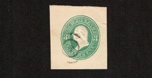 1874-8 U.S. STAMPED ENVELOPE 3c Grn on Buff Washington Sc#U167 Great Target Canc - Picture 1 of 1