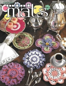 Crochet MINI MATS, Coasters, Trivets, Decor, Annie's Attic 8B077 - Picture 1 of 2