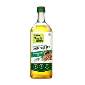 Tata Simply Better olio di arachidi (arachidi) puro e non raffinato puro e non raffinato 1L - Foto 1 di 5