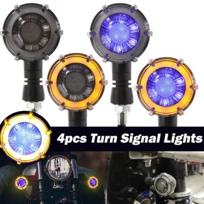 Luz intermitente LED intermitente de señal de giro para motocicleta Yamaha V Star 250 650 950 1100 1300 Foto 1 de 4