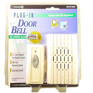 New Dimango RC3700A Battery Operated Doorbell No Wiring Needed - NIP - Picture 1 of 2