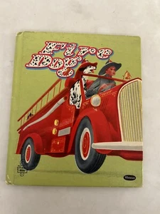 Fire Dog Tell-A-Tale Book Whitman Publishing c. 1951, Lee Julian - Imagen 1 de 12