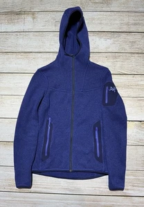 Arc'teryx Covert Women's XS Purple Full Zip Hooded Jacket Outdoor Hiking - Picture 1 of 7
