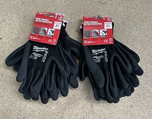 Milwaukee Guantes de Trabajo Sumergidos XL Negro Nitrilo Resistente a Cortes Transpirables Paquete de 6 - Imagen 1 de 2