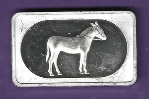 THE MULE    .999 SILVER ART BAR - Picture 1 of 2