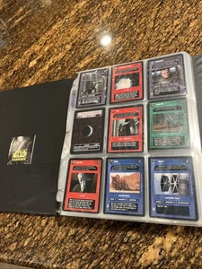 Star Wars 1995 CCG Trading Cards In Binder Lot 1E - Picture 1 of 24