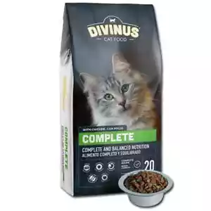 Divinus Katzenfutter Complete Trockenfutter für Kazten mit Huhn 20Kg - Bild 1 von 1