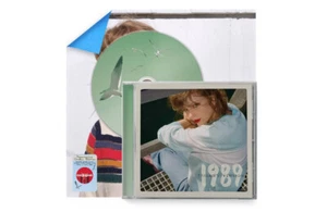 TAYLOR SWIFT - 1989 TAYLOR’S VERSION DELUXE POSTER EDITION CD - AQUAMARINE GREEN - Picture 1 of 2