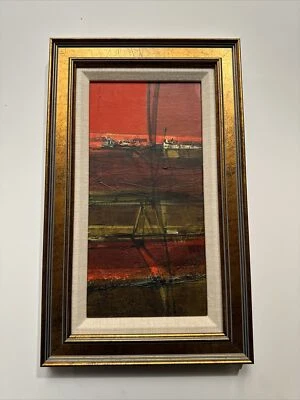 WALTER MCCOWN PAINTING ABSTRACT TEXAS LISTED FAMOUS EXPRESSIONISM MODERNISM FINE - Image 1 of 4