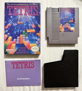 JUEGO TETRIS NINTENDO NES ORIGINAL VINTAGE CON ORIG. CAJA FUNCIONANDO - Imagen 1 de 8