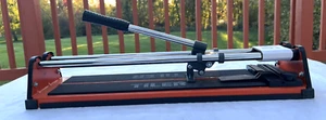 TILER 17'' Manual Tile Cutter Adjustable Fence Gauge Anti-Skid Feet 8103E-2 - Picture 1 of 12