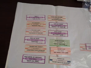 12 Jukebox Title Strip ELVIS PRESLEY No Doubles lot # 3 - Picture 1 of 5