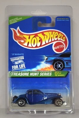 HOT WHEELS VHTF 1996 TREASURE HUNT SERIES 1937 BUGATTI. 1 of 25,000 - Image 1 of 4
