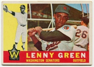 1960 Topps #99 Lenny Green Washington Senators - Bild 1 von 2