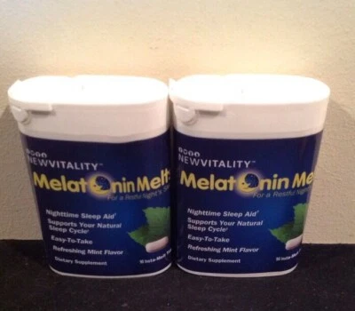 Melatonina de fusión rápida 90 tabletas de Doctors Best x 2 - UNISEX Foto 1 de 4