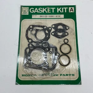 HONDA NOS GASKET KITS 06110-098-670 CT70 K0 CT Trail 70 INCOMPLETE - Foto 1 di 1