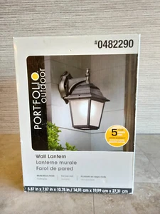 Portfolio Outdoor Light Wall Mount Lantern - 0482290 - Free Shipping - Picture 1 of 4