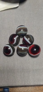 6  HTF 5/8"  HTF HAND SELECTED JABO CLASSIC  MARBLES  $7.99  LOT 41F - Picture 1 of 1