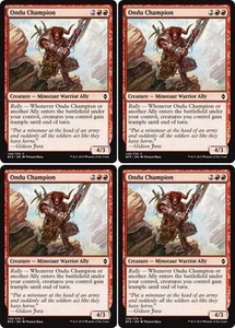 MTG - 4x ONDU CHAMPION - Battle for Zendikar (C) - Picture 1 of 1