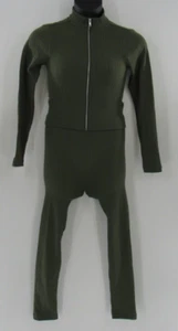No Boundaries Women Olive Green Stretch Crop Sweatsuit Sz L 2Pc Top & Bottom NEW - Picture 1 of 5