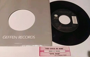 Guns N' Roses,You Could Be Mine, 1991, 7" ORIG SLEEVE, RARE JUKEBOX TS - EXC+ - Picture 1 of 6