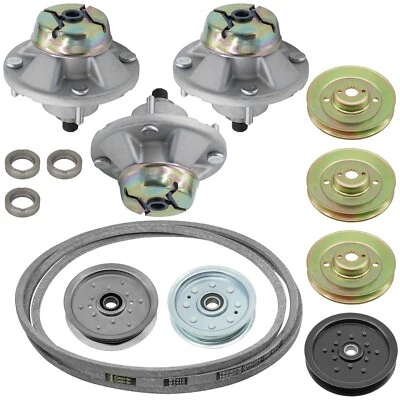 CALTRIC Spindle Assembly W/Pulley Deck And Belt For John Deere Z425 Z435 Z445 48" 54"