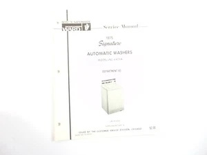 Montgomery Ward Service Manual Automatic Washers 1975 LNC-6425A - Bild 1 von 3