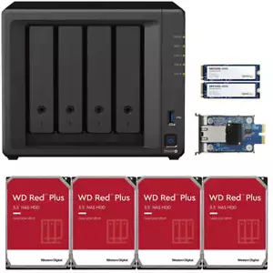 Synology DS923+ 4GB RAM 10GbE 800GB Cache 8TB (4x2TB) of WD RED PLUS Drives - Picture 1 of 1