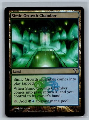 Magic The Gathering Dissension Simic Growth Chamber #180/180 Foil MTG TCG CCG - Image 1 of 2