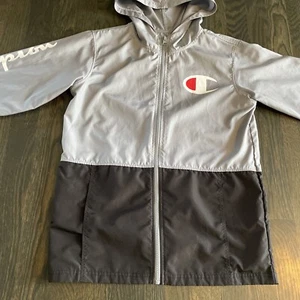 Vintage champion windbreaker jacket Youth Sized Medium - Picture 1 of 6