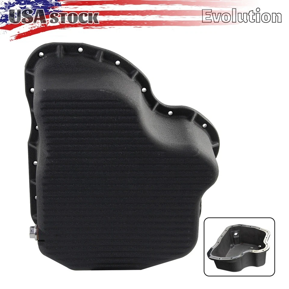 High Capacity Aluminum Oil Pan for Duramax V8 LB7 LLY LBZ LMM 6.6L 2001-2010 Foto 1 de 4