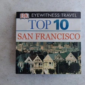 Witness Travel Top 10 San Francisco Map And Top 10 Lists Useful Numbers Vintage  - Picture 1 of 6