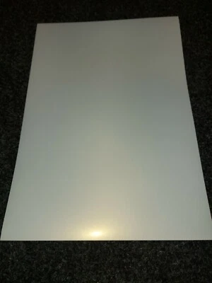 A3 PEARL EFFECT WHITE HIGH GLOSS INKJET SELF ADHESIVE STICKER VINYL  (20 SHEETS) - Image 1 of 3