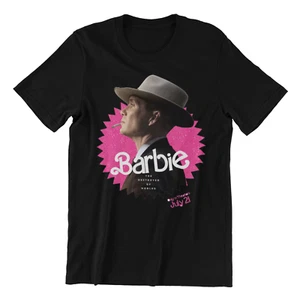 Camiseta Barbenheimer Barbie and Oppenheimer Película en Anillo Suave Hirlado Algodón Camiseta - Imagen 1 de 7