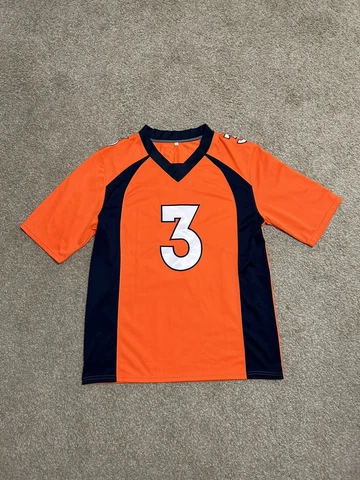 Russell Wilson Denver Broncos Jersey Size Large Cover